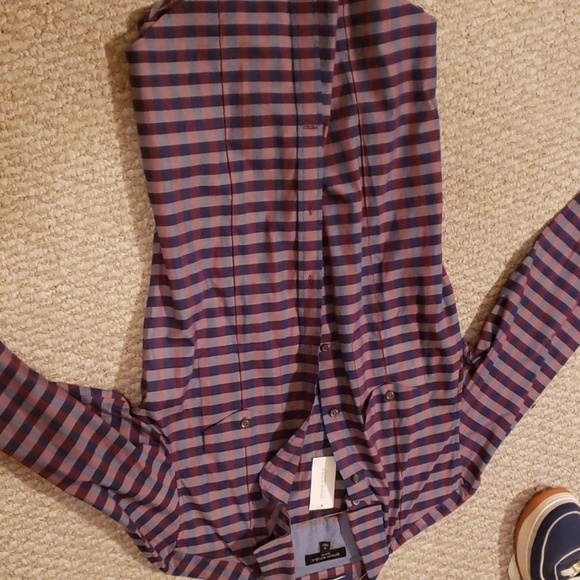 NWT Banana Republic Mens Slim Fit Dress Shirt - Picture 2 of 2